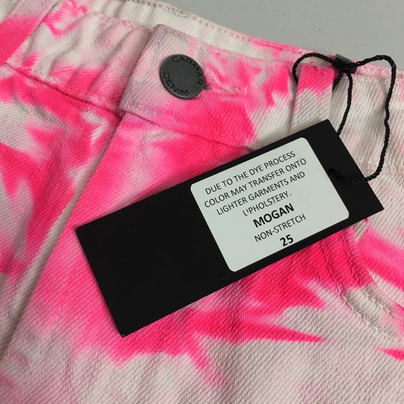 Carmar Morgan Pink Tie Dye Slim Fit Cheeky Shorts - Picture 10 of 14